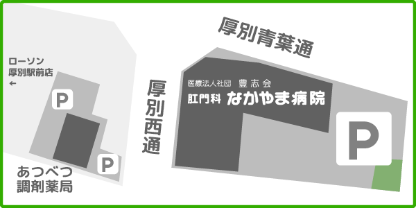 なかやま病院 地図